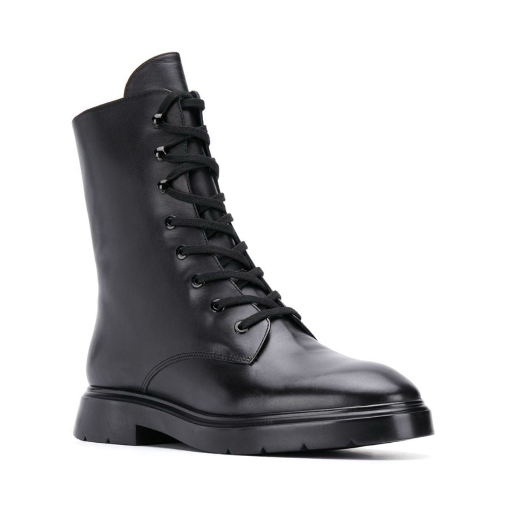 Stuart Weizmann Mckenzee Combat Boots - Black